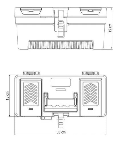 Caja Plástica Para Herramientas 13'' Tramontina Master